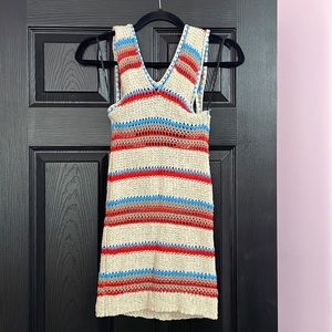 Halter top crochet dress
